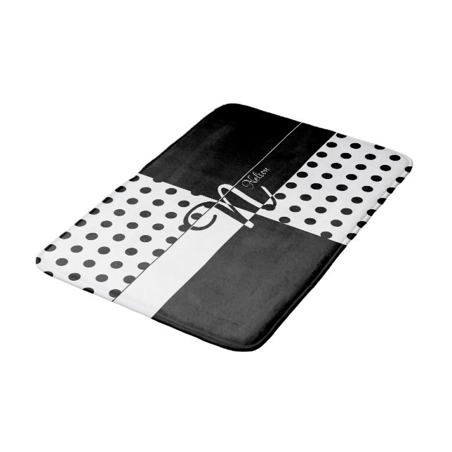 Monogram N Bath Mat (Angled)