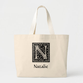 Monogram 'N' - Jumbo Tote Bag