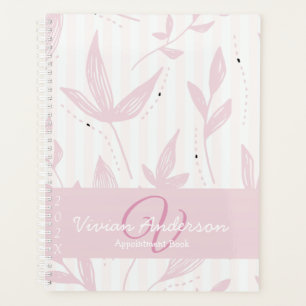 Monogram Name Appointment Book Rose 2025 Planner