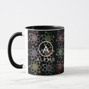 Monogram Name Atomic Structure Science Mug