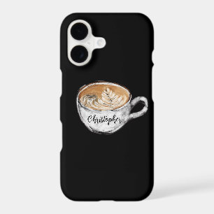 Monogram Name Cappuccino Black