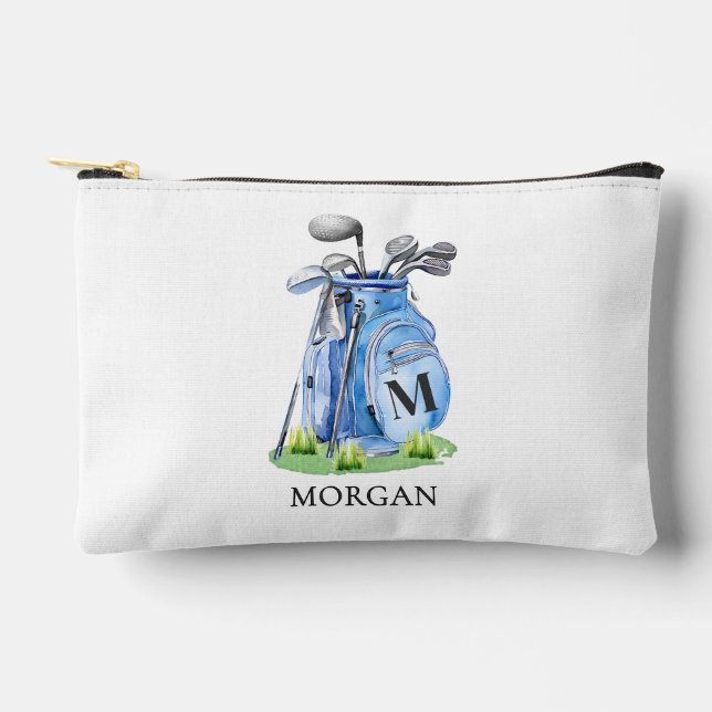 Monogram Name Golf Accessory Pouch (Front)
