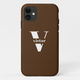 Monogram Name Intital changeable personalize Case-Mate iPhone Case