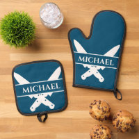 Monogram Name Knives Chef Cook Grilling