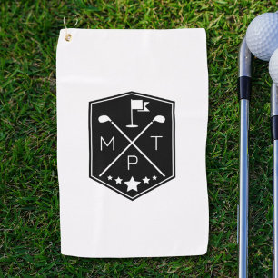 Monogram Name Personalised Golf Towel