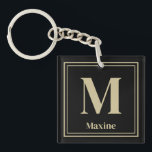 Monogram Name - Personalised Keychain Gifts<br><div class="desc">Create a Monogram Name Keychain. Perfect Personalised Keychain Gifts for birthdays,  holidays,  or house apartment Keychain.</div>