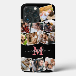 Monogram Name Photo Collage Case-Mate iPhone Case