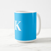 Monogram Name Wedding Gift Party Favour Blue White