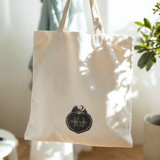 Monogram Nature Stamp | Custom Name Tote Bag