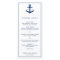 Monogram Navy Blue Anchor Nautical Wedding