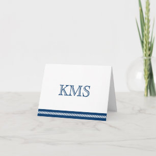 Monogram Note Card