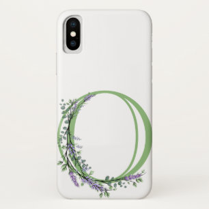 Monogram O Lavender Eucalyptus Case-Mate iPhone Case