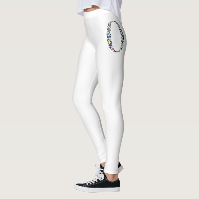 Monogram 'O' Leggings (Left)