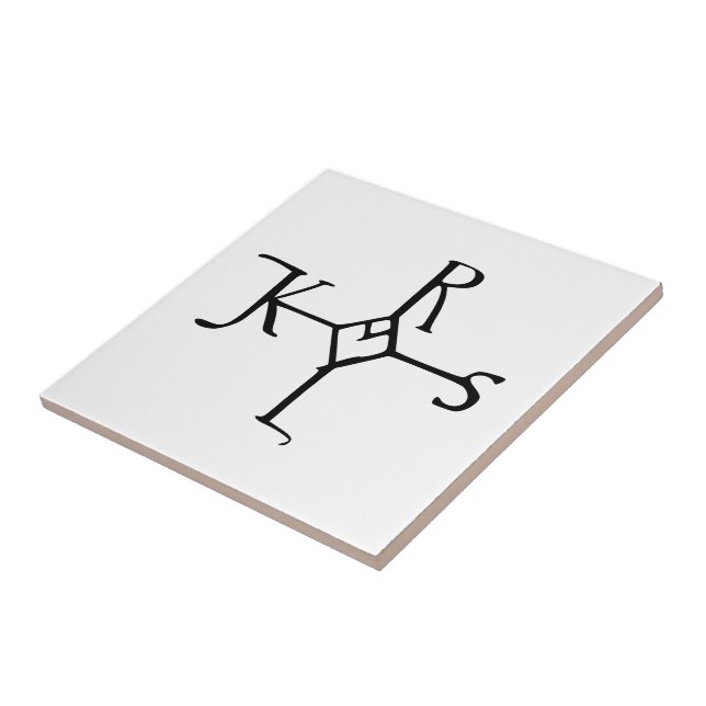 Monogram of Charlemagne Tile (Side)