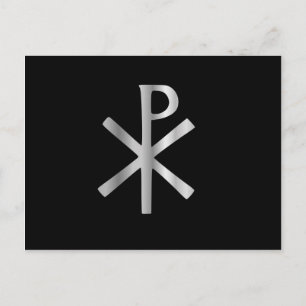 Monogram of Christ - chi rho Postcard
