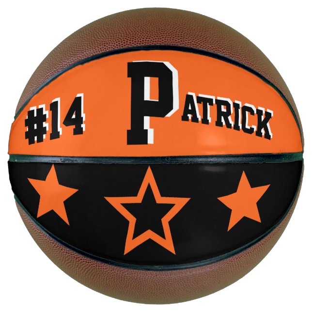 Monogram Orange and Black Basketball (Front)
