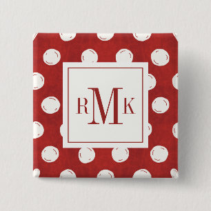 Monogram Otomi Farm Step 15 Cm Square Badge