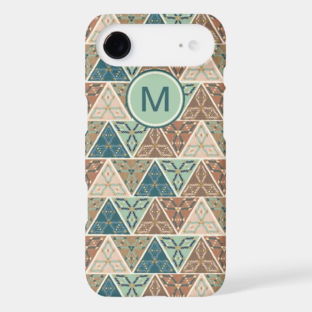 Monogram | Outdoor Geo Step | Geometric Pattern Case-Mate iPhone Case (Back)