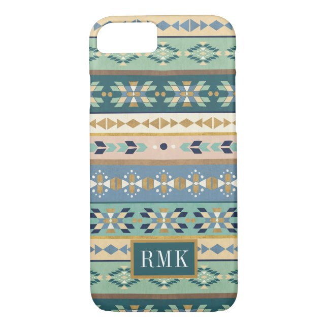 Monogram | Outdoor Geo Step | Indian Pattern Case-Mate iPhone Case (Back)