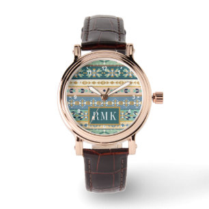 Monogram   Outdoor Geo Step   Indian Pattern Watch