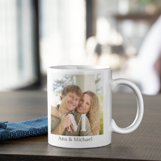 Monogram Overlay Luxe Coffee Mug