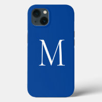 Monogram Own Name Initial Modern Plain Minimalist 