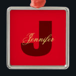Monogram Own Name Initial Modern Plain Minimalist Metal Tree Decoration<br><div class="desc">It is an excellent product that will make you say "how simple but impressive a design". Why not pamper yourself with such a design?</div>