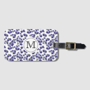 Monogram Pansy Luggage Tag