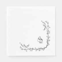 Monogram Paper Napkins
