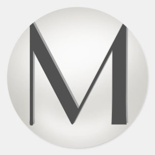 Monogram Pearl Stickers = Monogram m