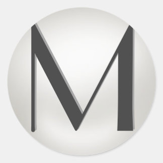 Monogram Pearl Stickers = Monogram m