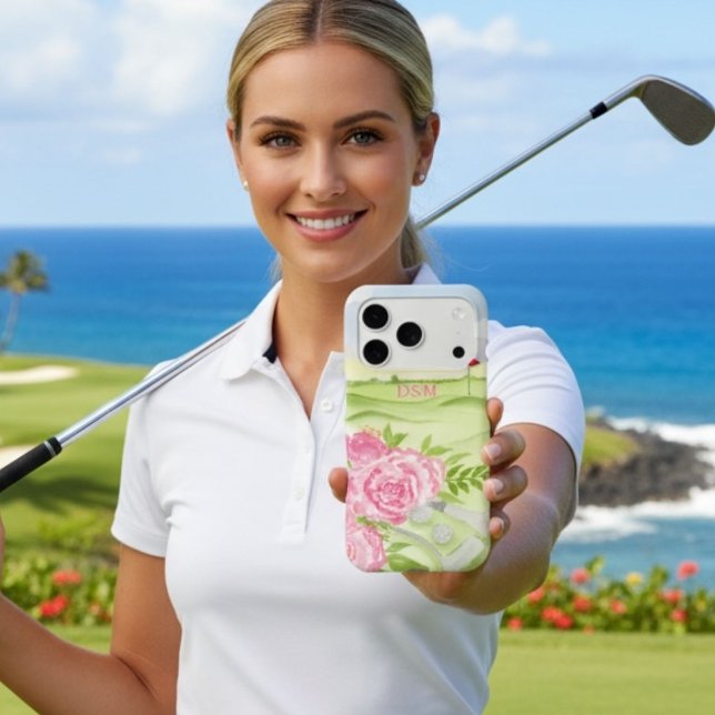 Monogram Peonies On Golf Course (Creator Uploaded)