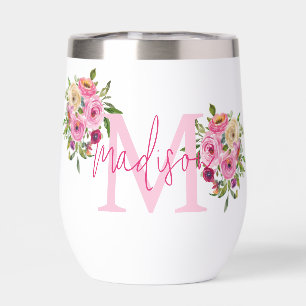 Monogram   Personalise   Watercolor   Floral 