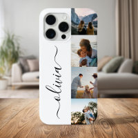 Monogram Personalised 4 Photo Collage