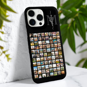 Monogram Personalised 88 Photo Collage iPhone 16 Pro Max Case