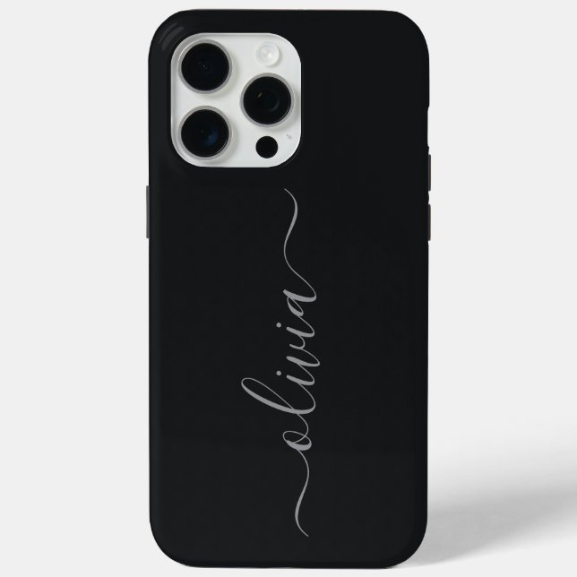 Monogram Personalised Case-Mate iPhone Case (Back)