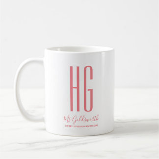 Monogram Personalised Coffee Mug