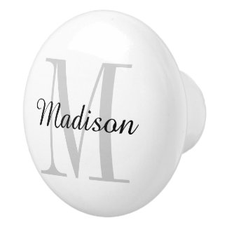 Monogram Personalised Drawer Knob