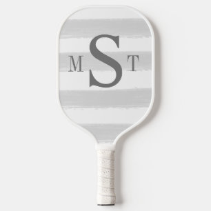 Monogram Personalised Grey Pickleball Paddle