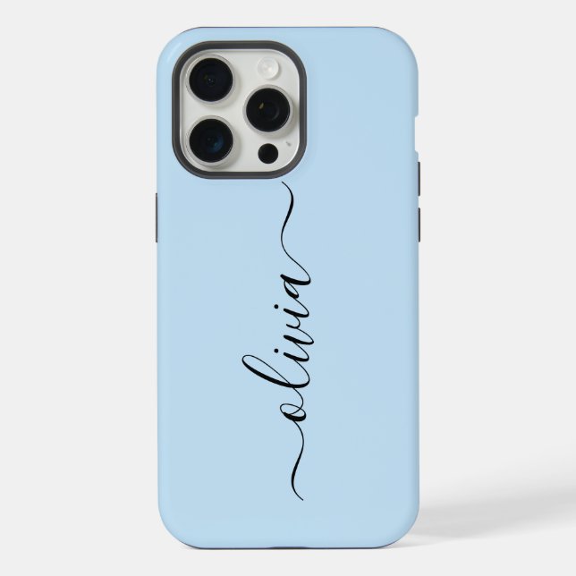 Monogram Personalised iPhone Case (Back)