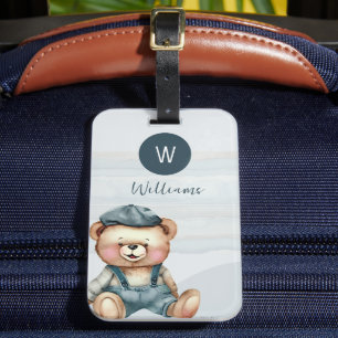 Monogram Personalised Luggage Tag