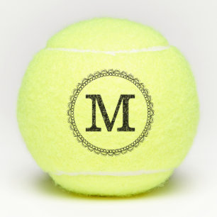 Monogram Personalised Modern #2 Tennis Balls
