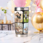Monogram Personalised Name 6 Photo Collage