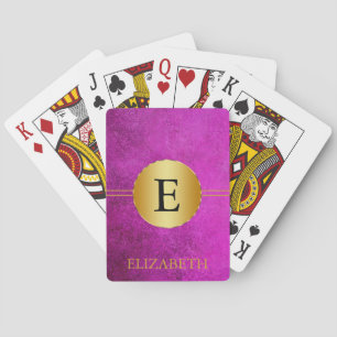 Monogram Personalised Playing Cards