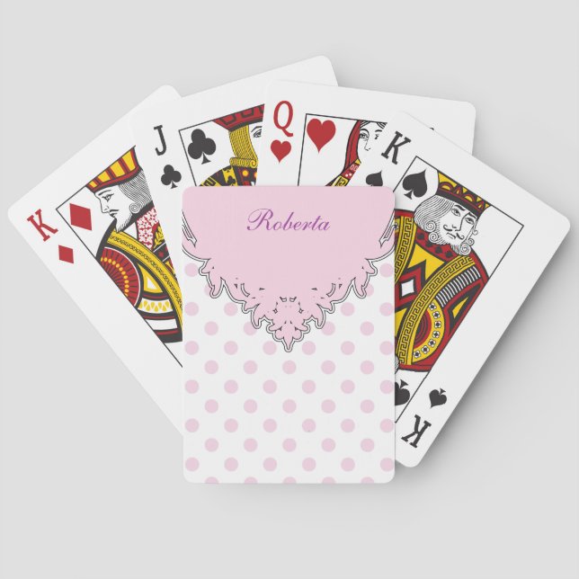 Monogram Personalised Playing Cards (Back)