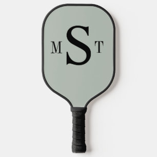 Monogram Personalised Sage Green Pickleball Paddle