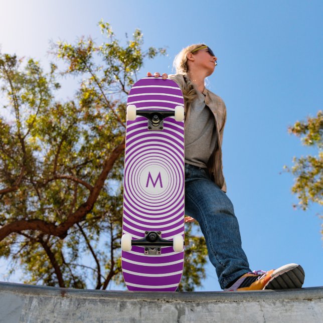 Monogram Personalised Skateboard Your Colour Lette (Outdoor 1)