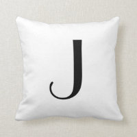 Monogram Pillows Letter J