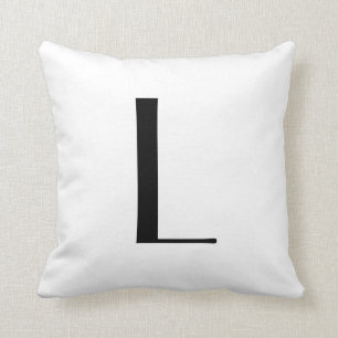 Monogram Pillows Letter L