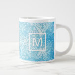 Monogram | Pineapple Life III Large Coffee Mug<br><div class="desc">Pineapple Life III by Studio W</div>